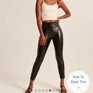 Abercrombie Leather Pants